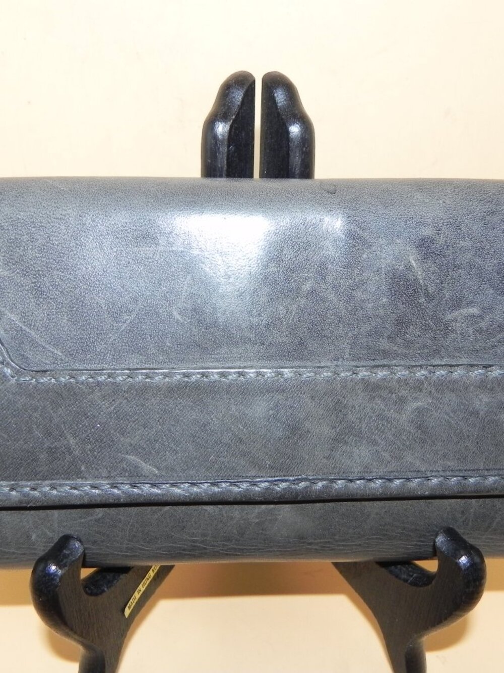 Frye Melissa Trifold Antique Leather Wallet/Ash Grey.